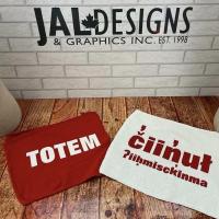Red and White Coloured T-Shirts with TOTEM Logo